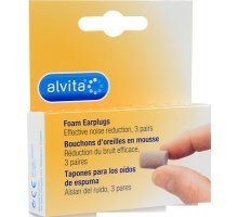  Пенные беруши для ушей Alvita Ohrstöpsel (6 штук)